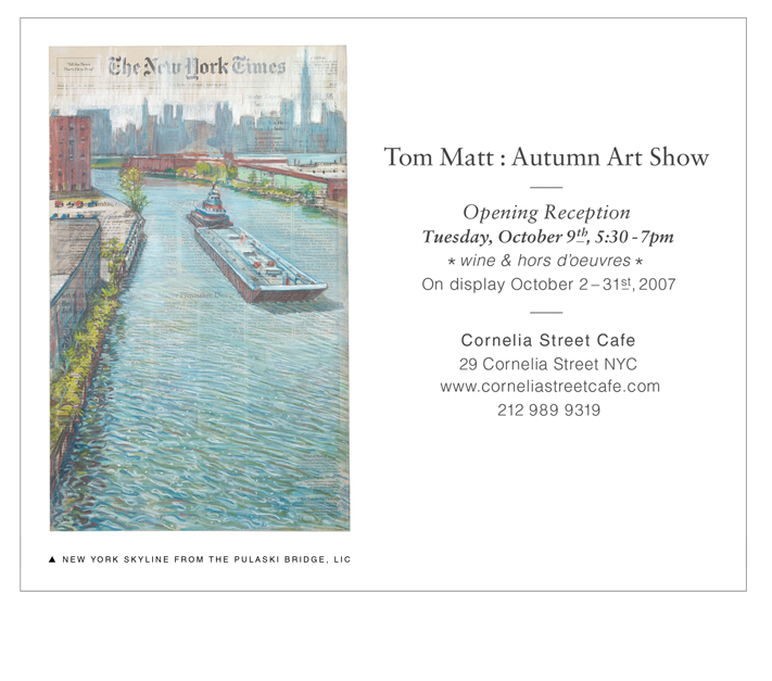 See  Autumn Art Show as On the Walls page.